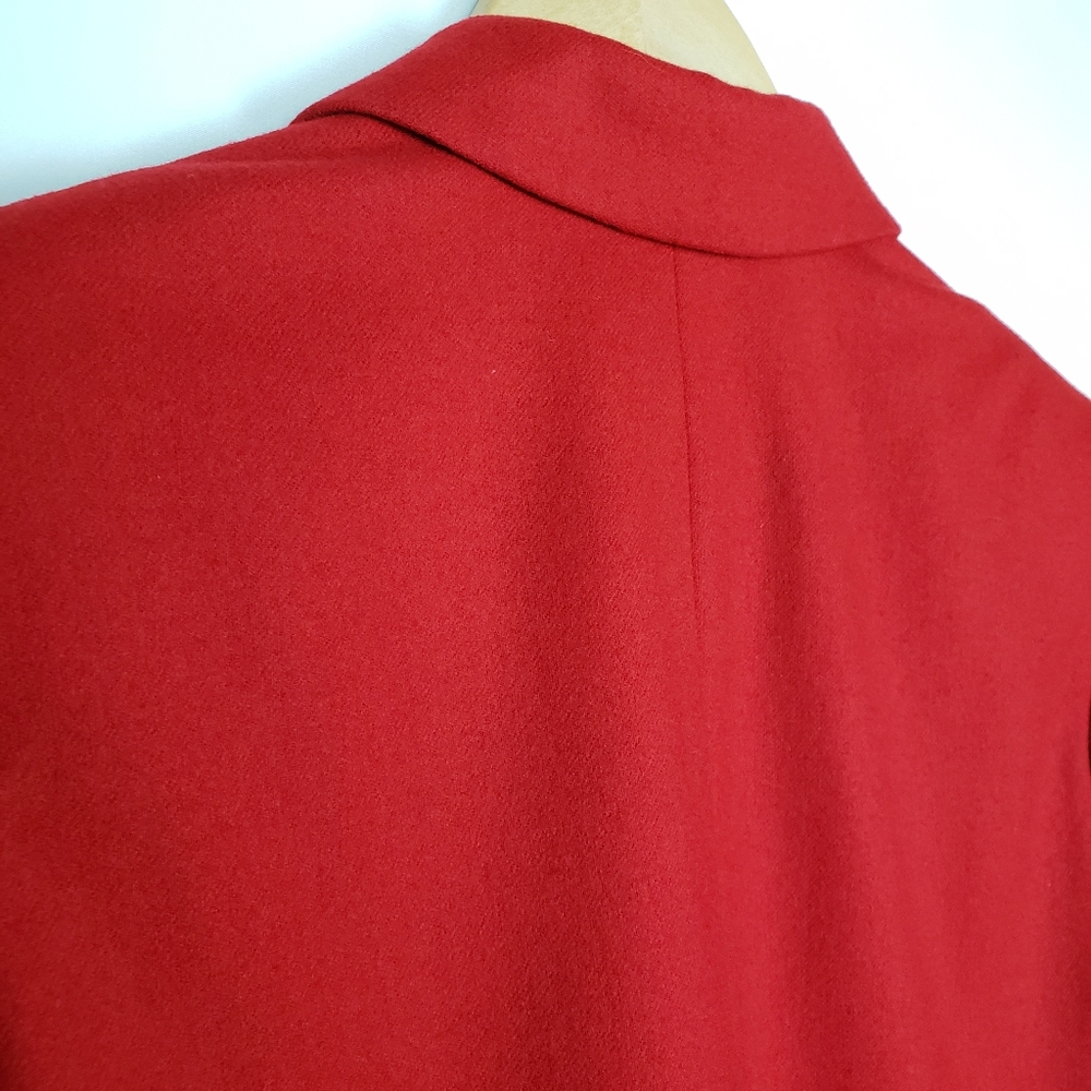 Pendleton Blazer Classic Red One Button Wool Blaz… - image 6